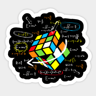 Math Rubik Cube Math Sticker